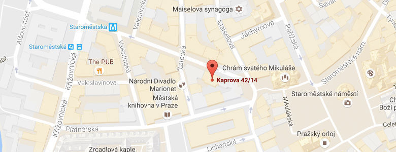 Kaprova 42/14, 110 00 Praha 1